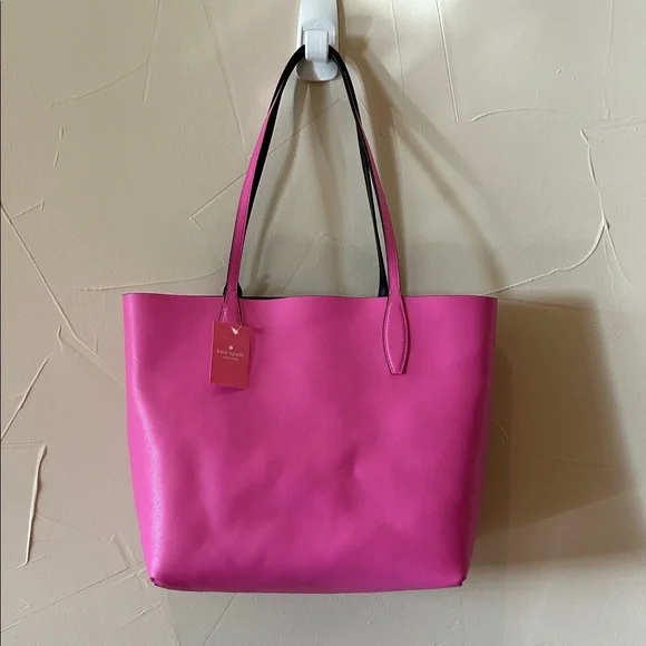 TESERVED Kate Spade Molly Flock Large Reversible Tote with Pouch - NWT Leather - Picture 9 of 17